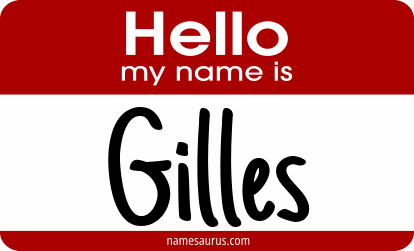 Hello my name is Gilles png download