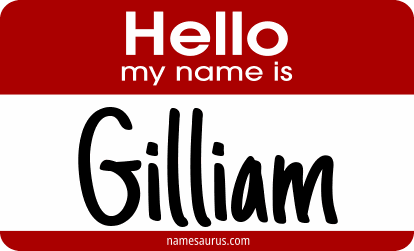 Hello my name is Gilliam png download