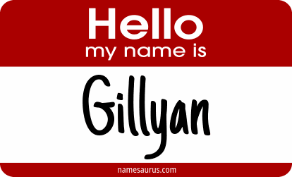 Hello my name is Gillyan png download