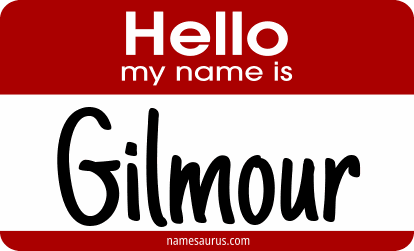 Hello my name is Gilmour png download