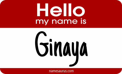 Hello my name is Ginaya png download