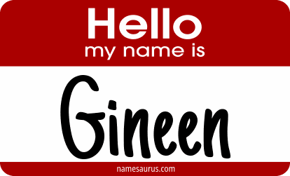 Hello my name is Gineen png download