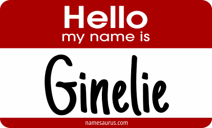 Hello my name is Ginelie png download