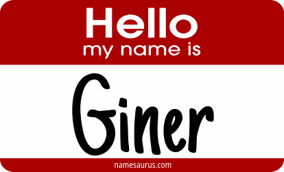 Hello my name is Giner png download
