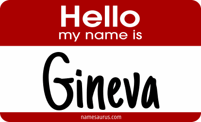 Hello my name is Gineva png download