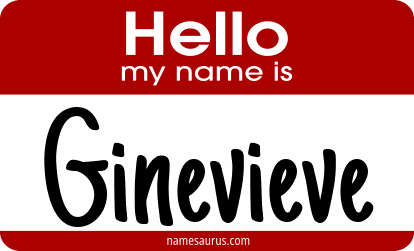 Hello my name is Ginevieve png download