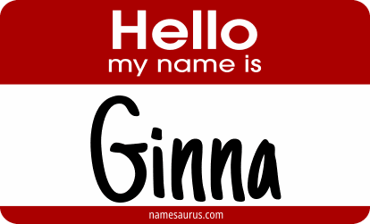Hello my name is Ginna png download