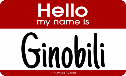 Hello my name is Ginobili png download