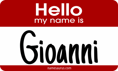 Hello my name is Gioanni png download