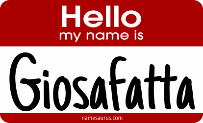 Hello my name is Giosafatta png download