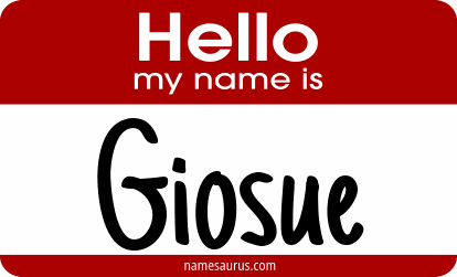 Hello my name is Giosue png download