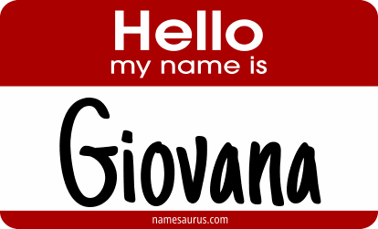 Hello my name is Giovana png download