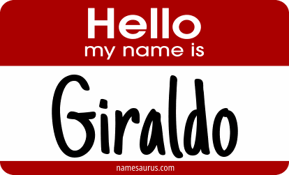 Hello my name is Giraldo png download