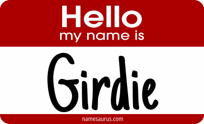 Hello my name is Girdie png download
