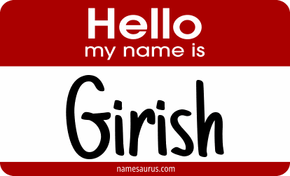Hello my name is Girish png download