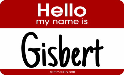 Hello my name is Gisbert png download