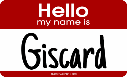 Hello my name is Giscard png download