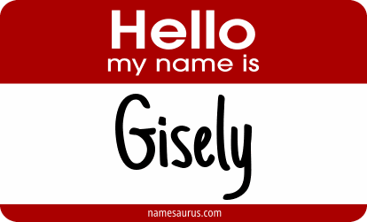 Hello my name is Gisely png download