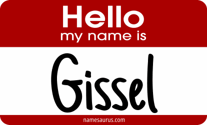 Hello my name is Gissel png download