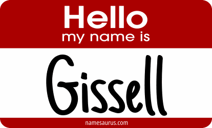 Hello my name is Gissell png download