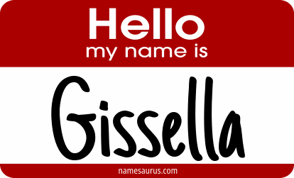 Hello my name is Gissella png download