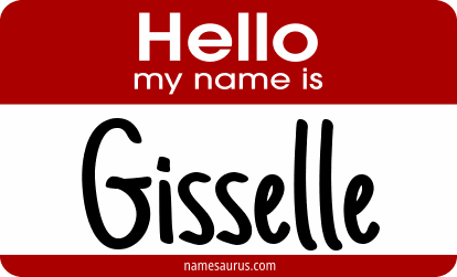 Hello my name is Gisselle png download