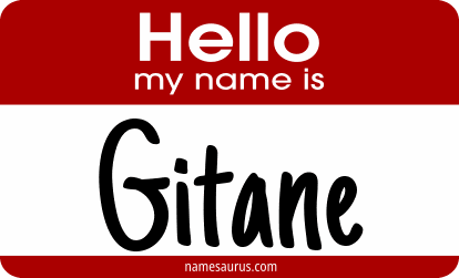Hello my name is Gitane png download