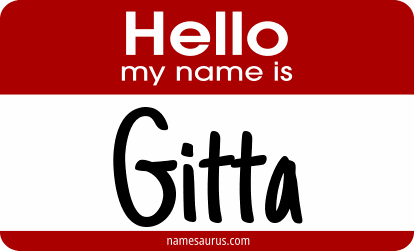 Hello my name is Gitta png download