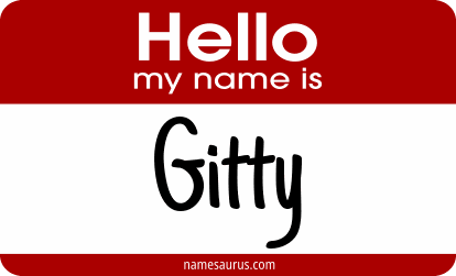 Hello my name is Gitty png download