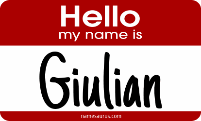Hello my name is Giulian png download
