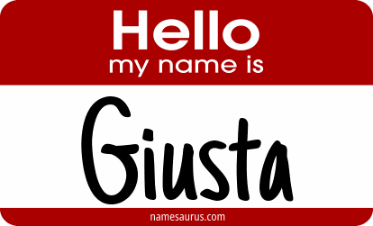 Hello my name is Giusta png download