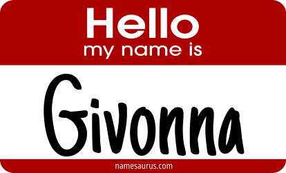 Hello my name is Givonna png download