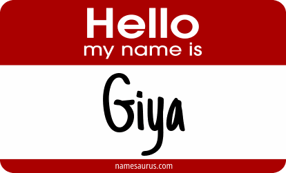 Hello my name is Giya png download