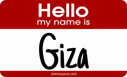 Hello my name is Giza png download