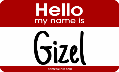 Hello my name is Gizel png download