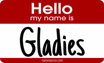 Hello my name is Gladies png download