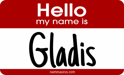 Hello my name is Gladis png download