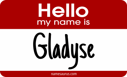 Hello my name is Gladyse png download