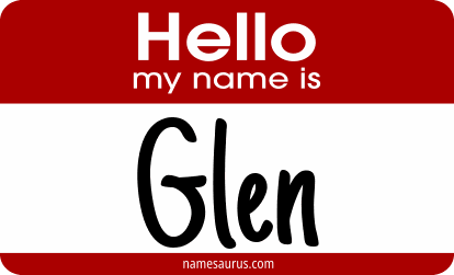 Hello my name is Glen png download