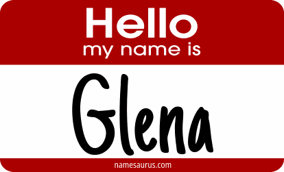 Hello my name is Glena png download