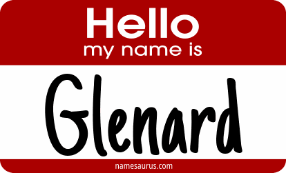 Hello my name is Glenard png download