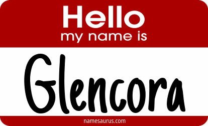 Hello my name is Glencora png download