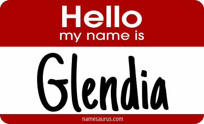 Hello my name is Glendia png download