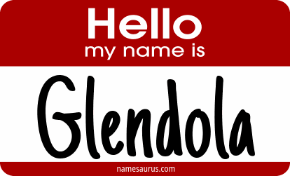 Hello my name is Glendola png download