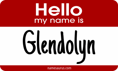 Hello my name is Glendolyn png download