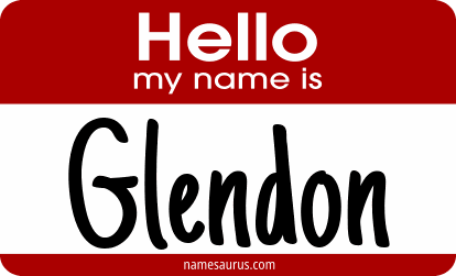 Hello my name is Glendon png download