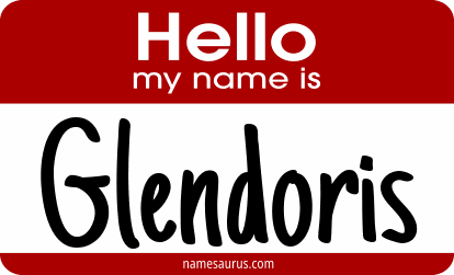 Hello my name is Glendoris png download