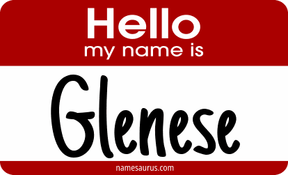 Hello my name is Glenese png download
