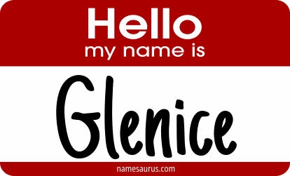 Hello my name is Glenice png download