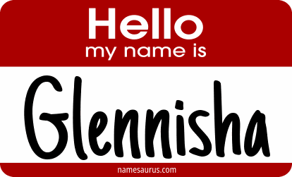 Hello my name is Glennisha png download